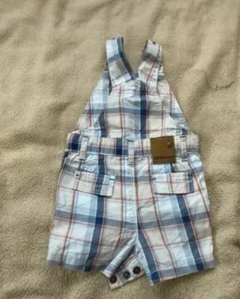 Salopette short vertbaudet 3 mois garçon