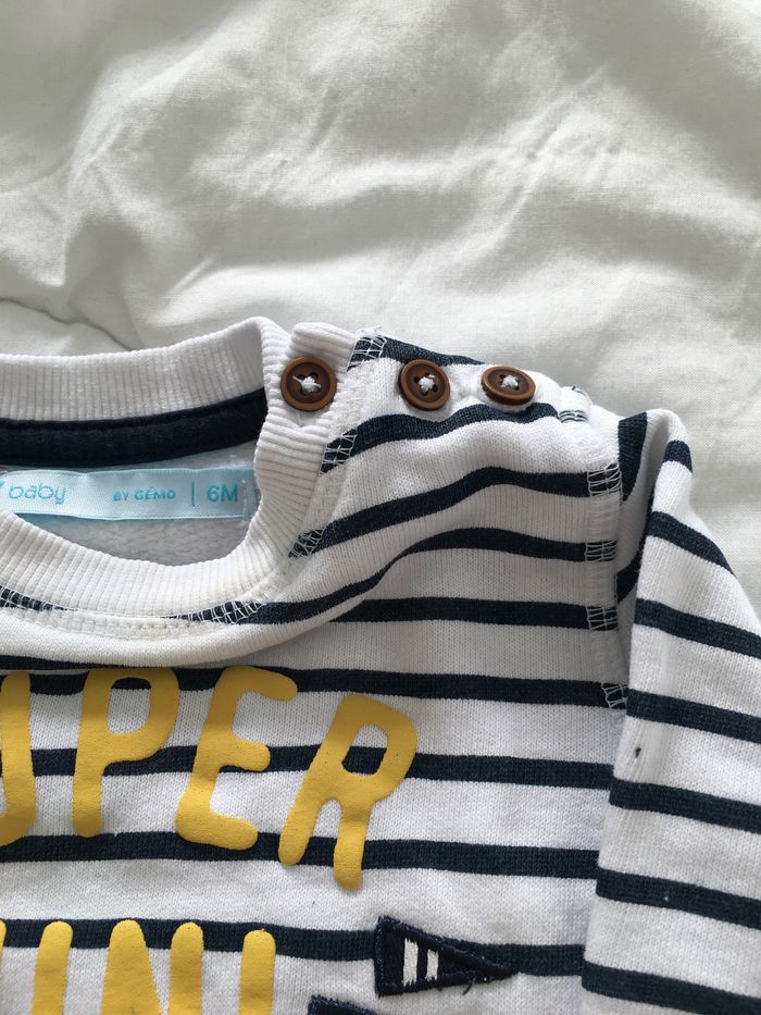 Sweat garçon 6 mois Gémo - photo numéro 4