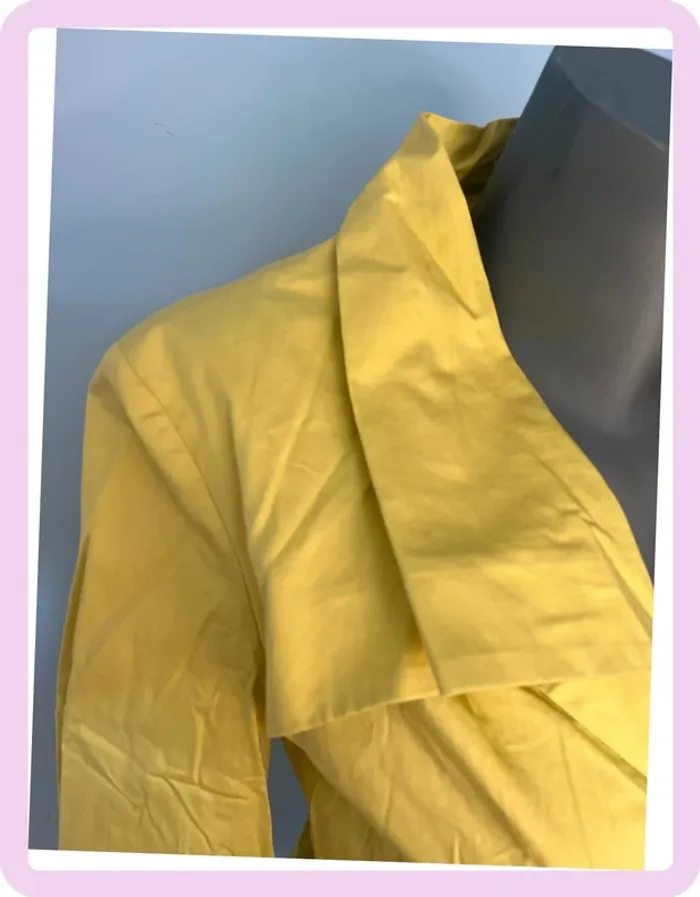 🌿 Veste blazer Zapa – Taille 40 – Vert très clair, manches mi-longues, 3 boutons 🌿 - photo numéro 3