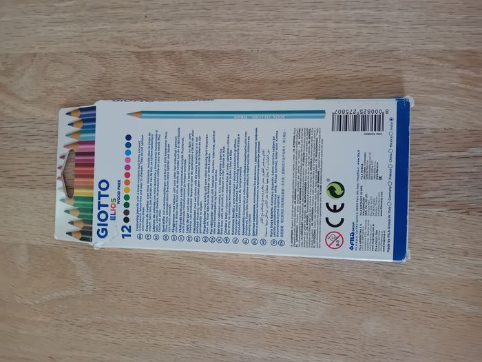 Giotto 12 crayons de couleur Elios - Neuf - photo numéro 2