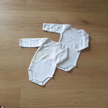 🩷 Lot de 2 bodies 3 mois #emyfleury_3moisfille