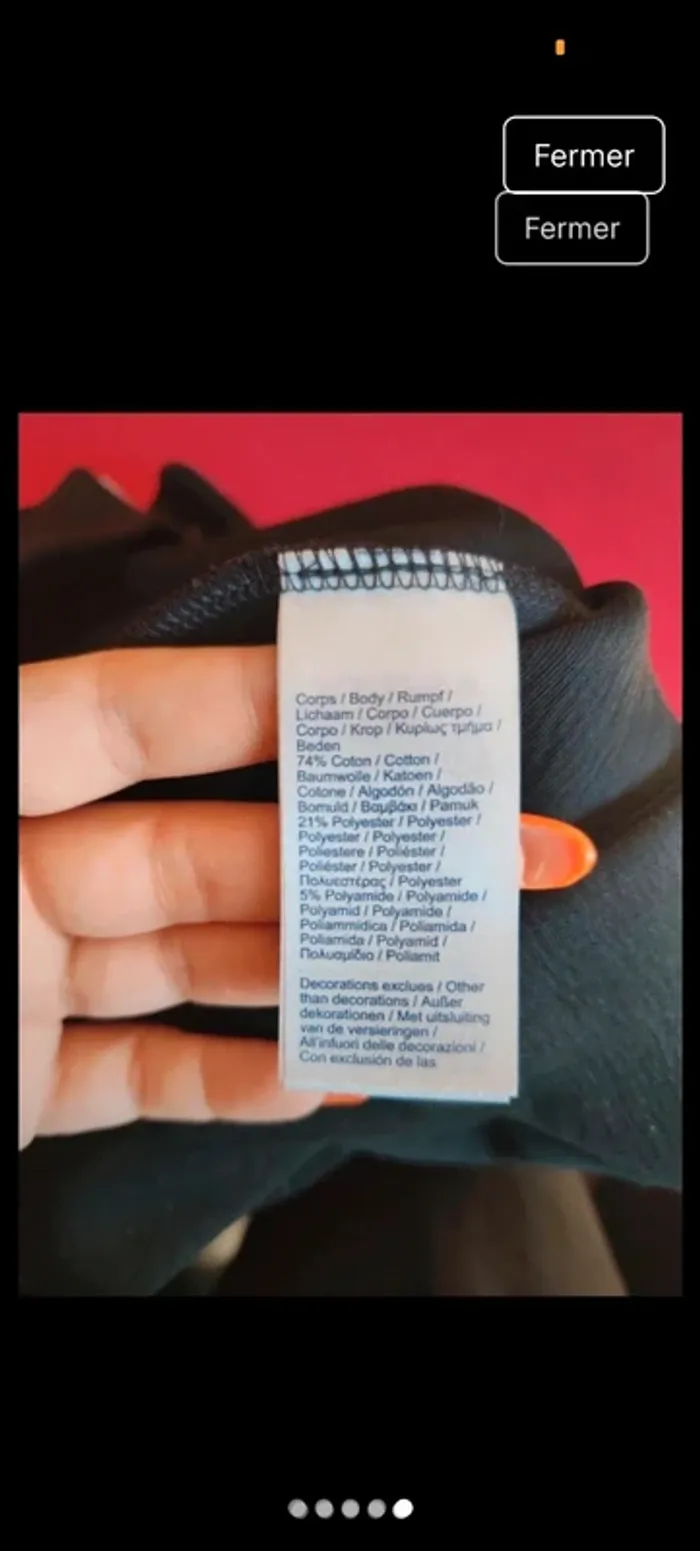 Mini jupe lacoste live taille 36 - photo numéro 5