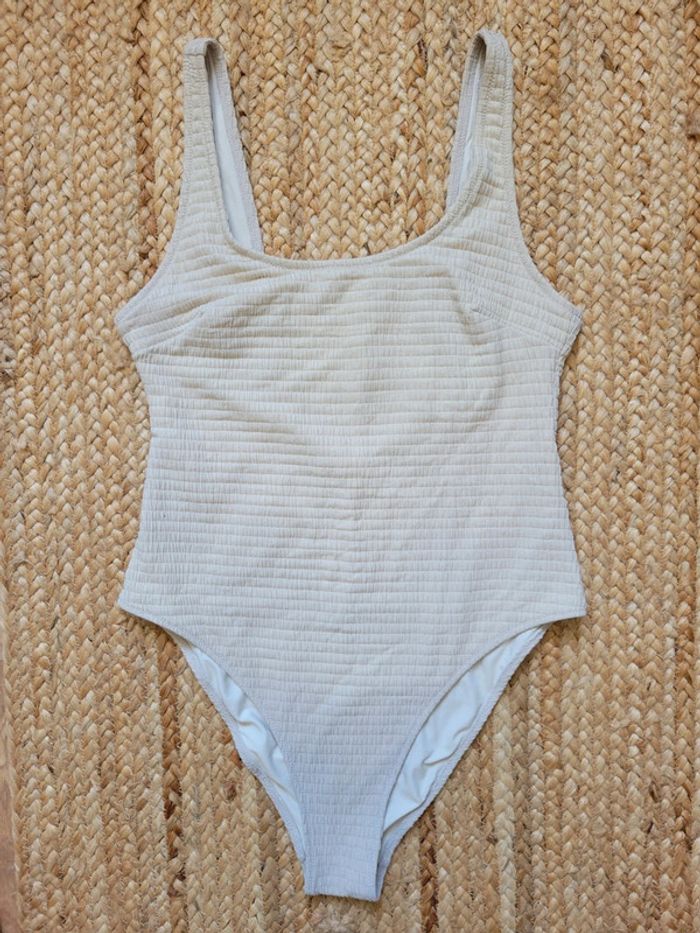Maillot de bain 1 pièce gaufré - H&M