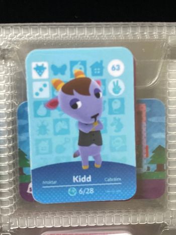mini carte amiibo kidd