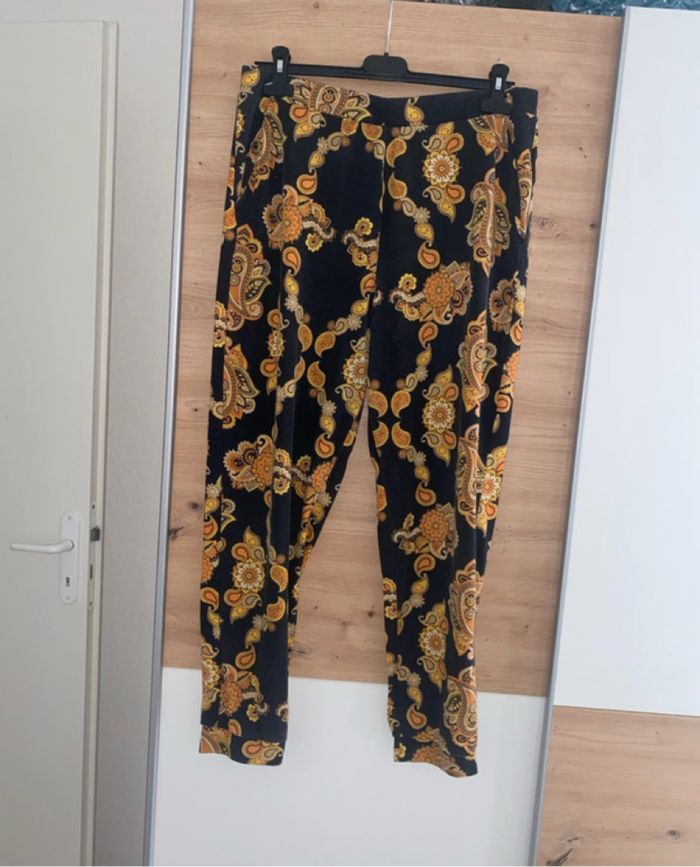 Pantalon à motif imprimé femme