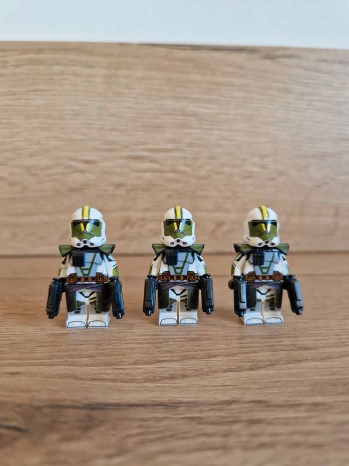 Figurines type lego 3 Clones Doom Troopers star wars