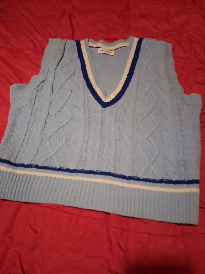 Pull sans manche cache cache taille S