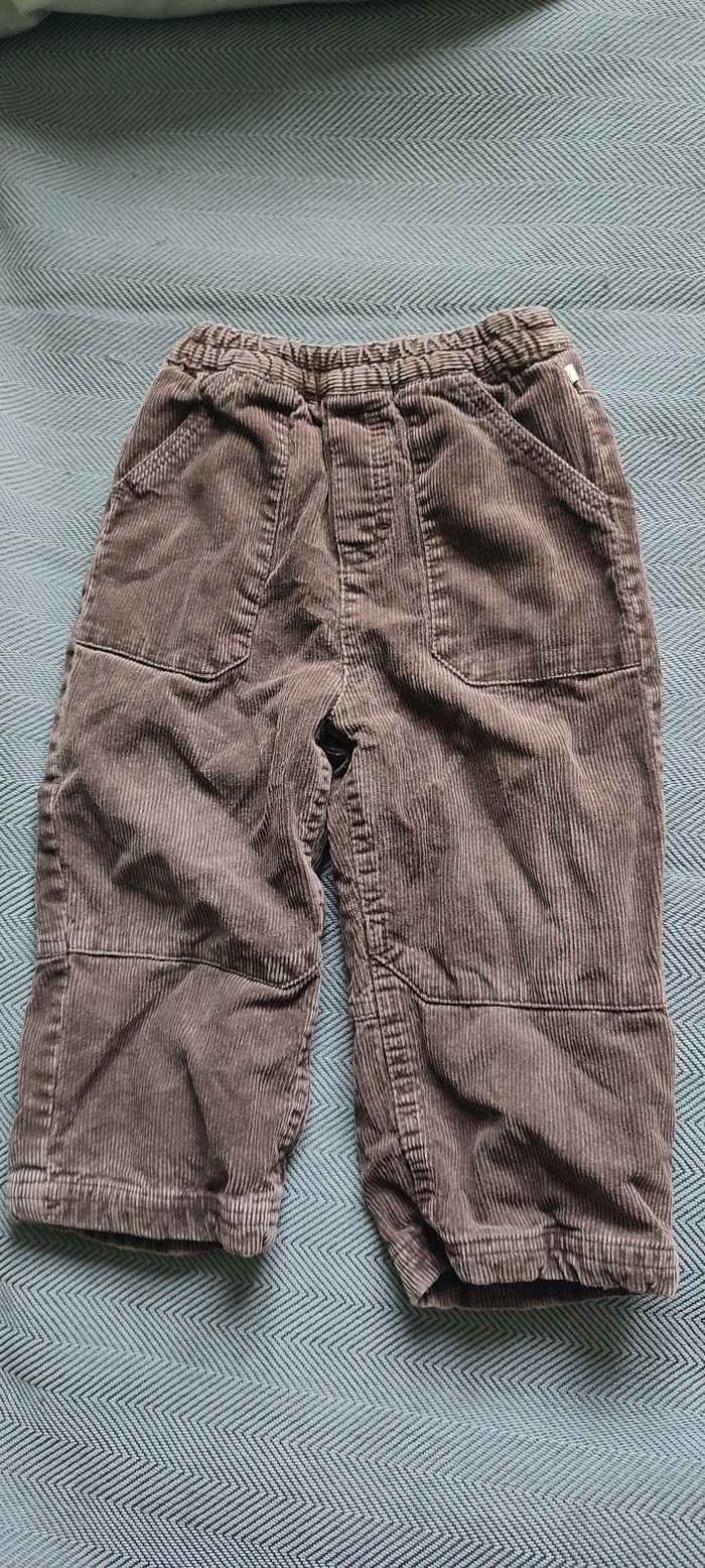 Pantalon velours marron obaibi 23 mois