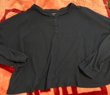 Haut de pyjama bleu