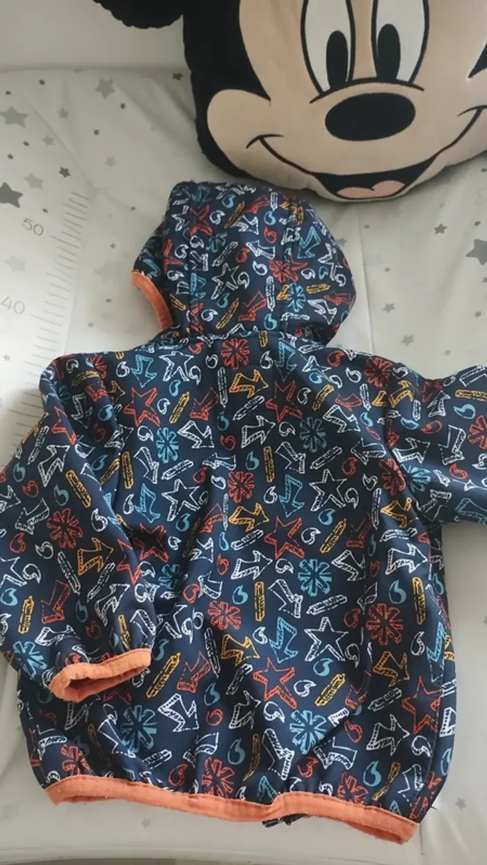 Veste coupe vent anti pluie 12 mois - photo numéro 2