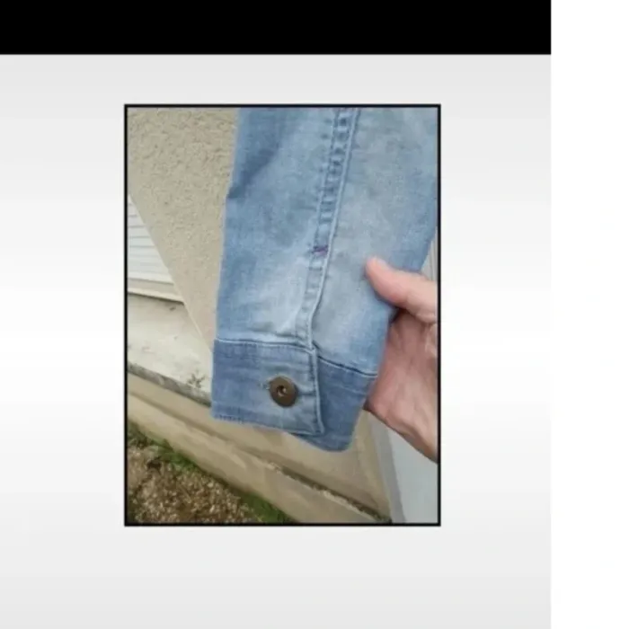 Veste en Jean bleu fille - Taille 10 ans - Tissaia - photo numéro 3