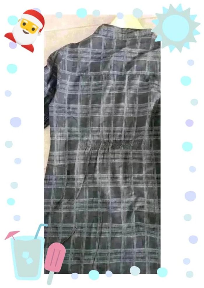 Chemise taille S Chemise taille S carreaux noir gris - photo numéro 2