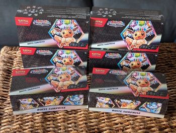 Lot Pokémon de 6 Boites Surprises Évoli Évolutions Prismatiques EV8.5 Scellés Fr