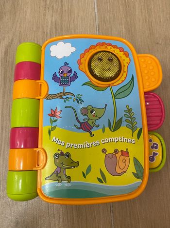 Livre de comptines interactif pour bébé vtech