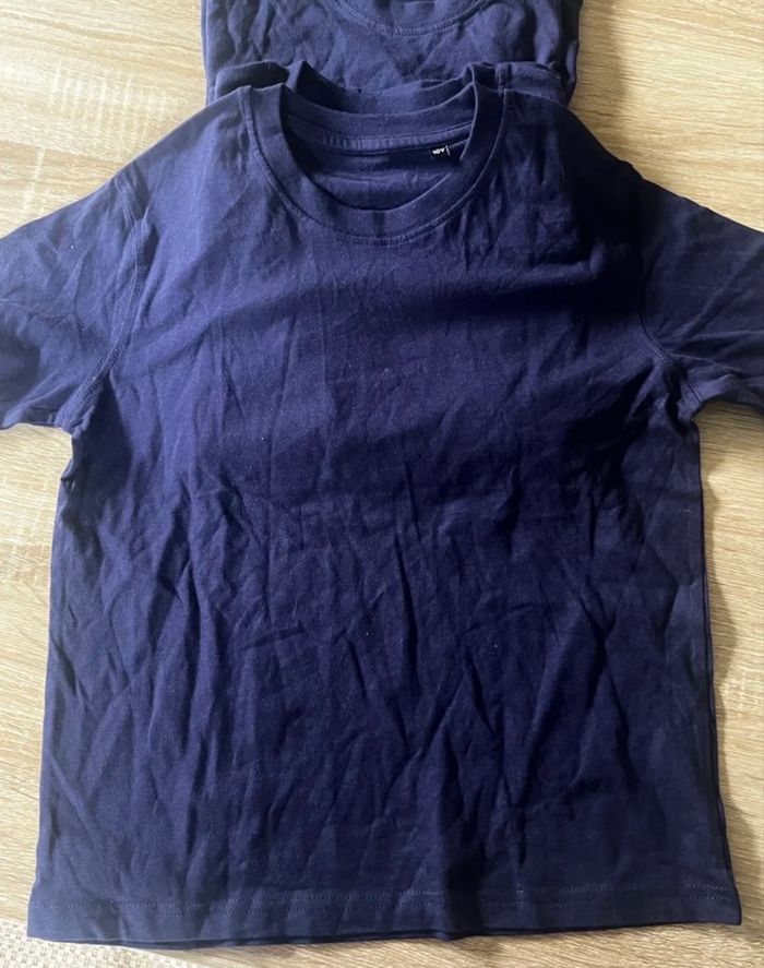 Lot de 3 T-shirts basiques Marine - 10 F ans - photo numéro 2