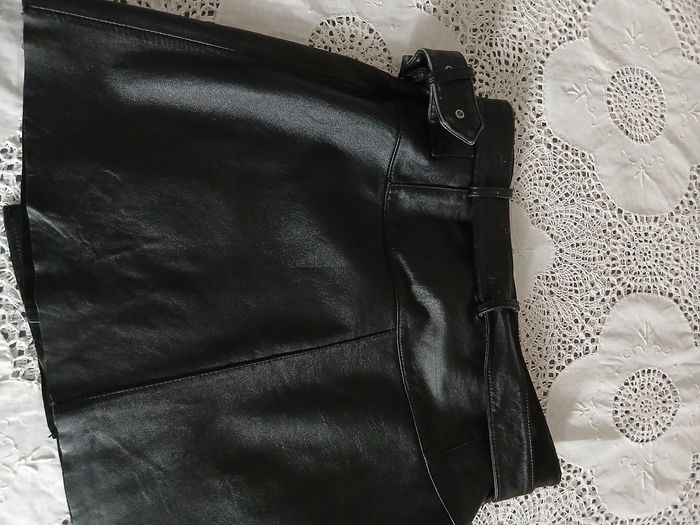 Jupe cuir agneau - photo numéro 2