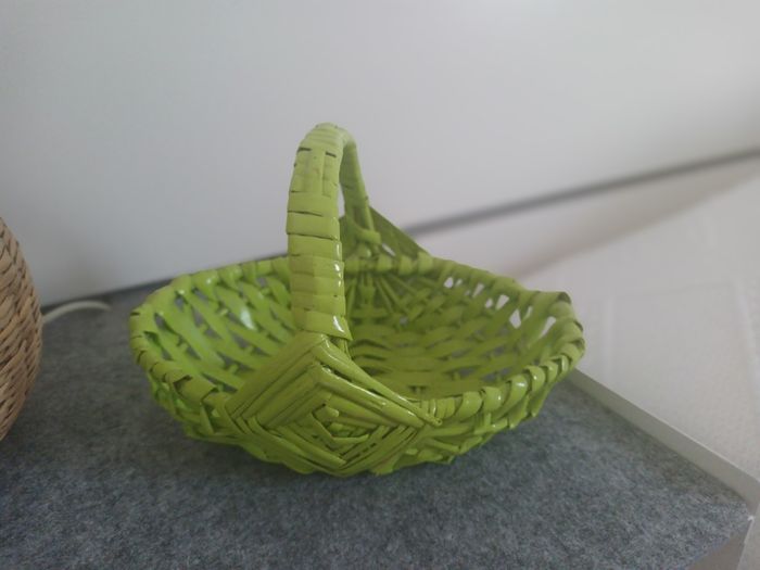 Petit panier vert - photo numéro 3