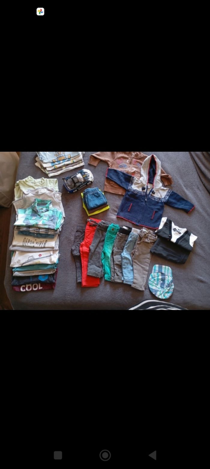 Lot vêtements bébé garçon 6 mois
