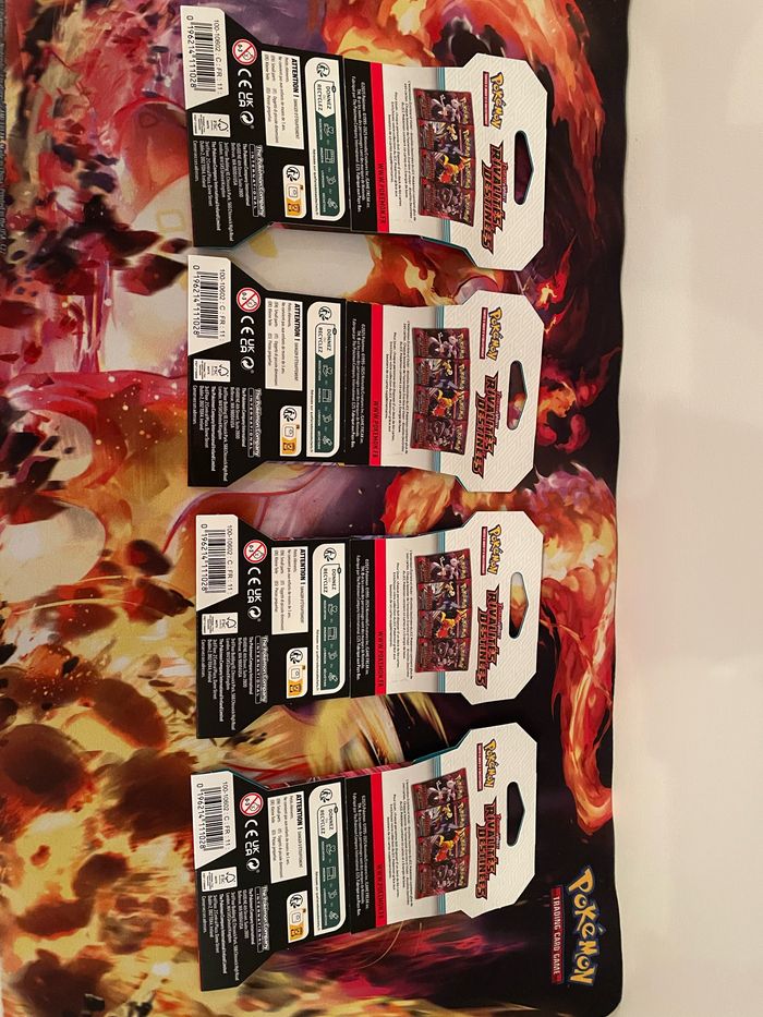 Lot de 4 boosters Blisters Pokémon EV10 - photo numéro 2