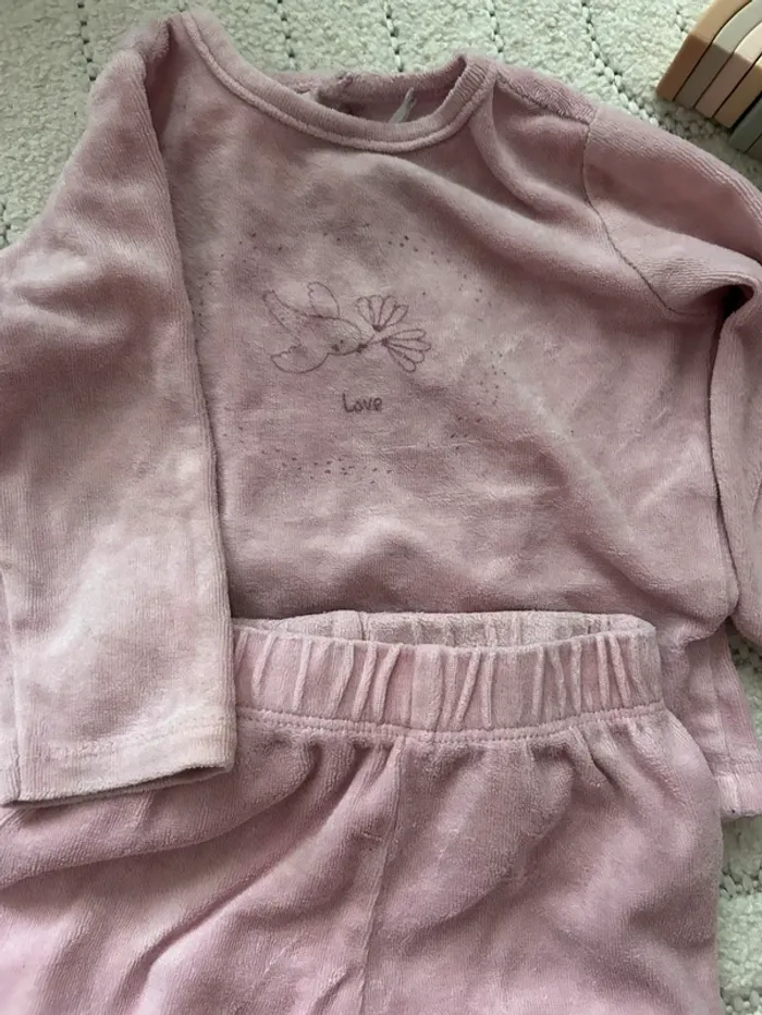 Pyjama deux pièces rose - photo numéro 3