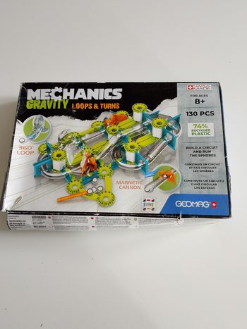 Geomag mechanics gravity loops & tiens 130 pièces complet 