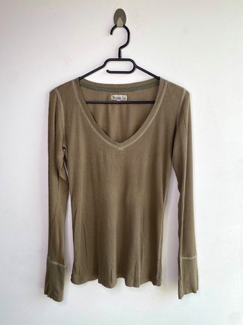 T-shirt manches longues vert kaki version sud