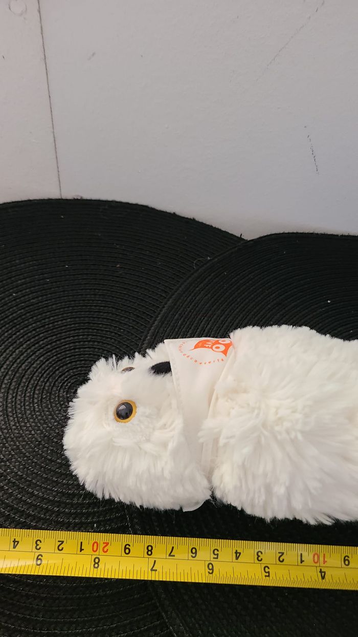 Peluche hibou des neiges hiboux blancs - photo numéro 3