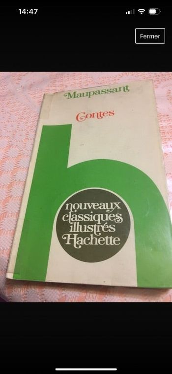 Livre scolaire « Maupassant »