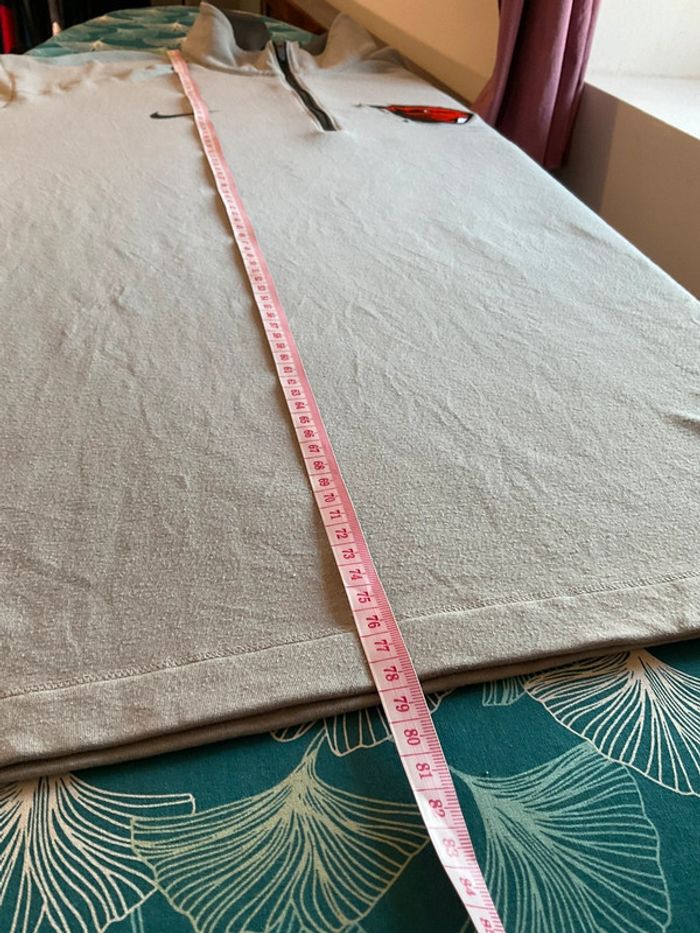 Sweat long fin 1/4zip pour homme Nike Oregon State Beavers gris taille XXL 102 - photo numéro 12