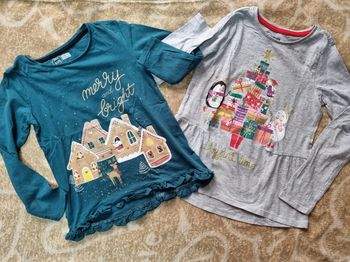 Lot t-shirt ML fille 7-8ans Little Kids