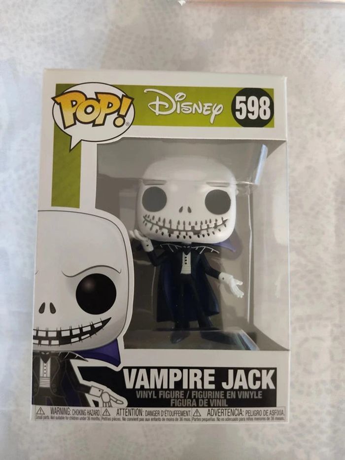 POP Funko Disney 598 Vampire Jack Metallic