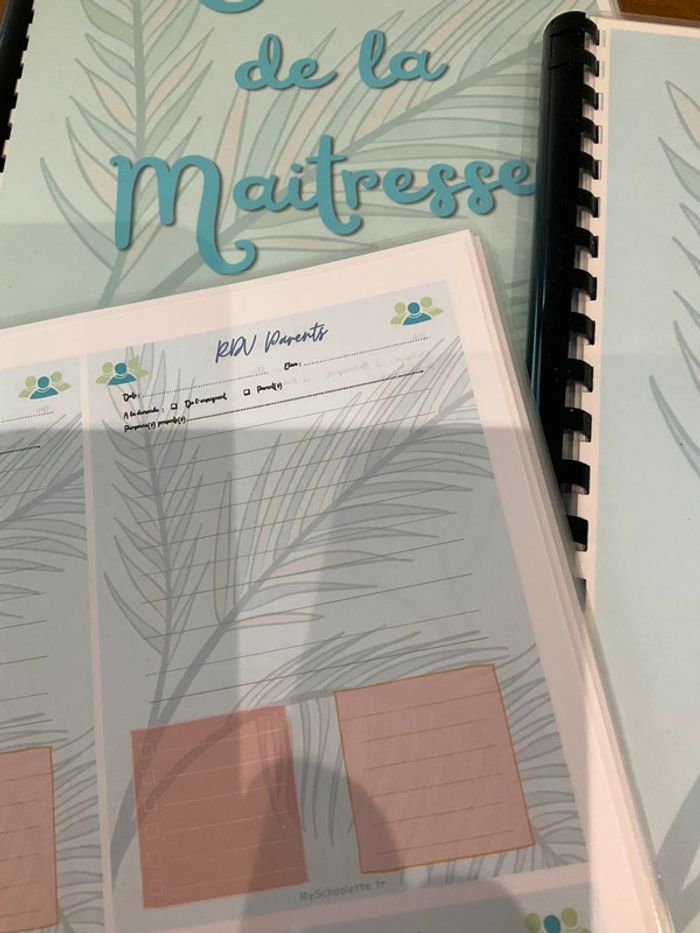 Cahier de la maîtresse édition 2025 2026 160 pages - photo numéro 9