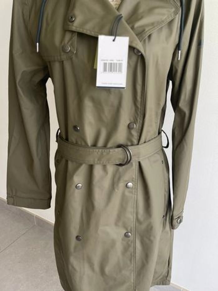 Trench hublot kaki taille M - photo numéro 2