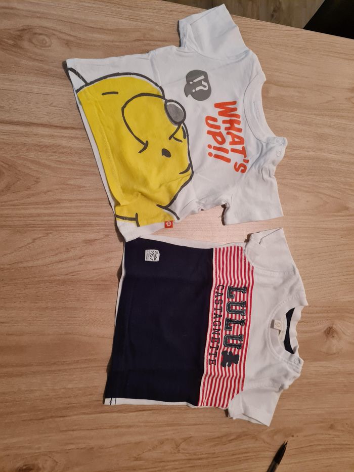 Lot de 6 Tee-shirt taille 3 mois - photo numéro 2