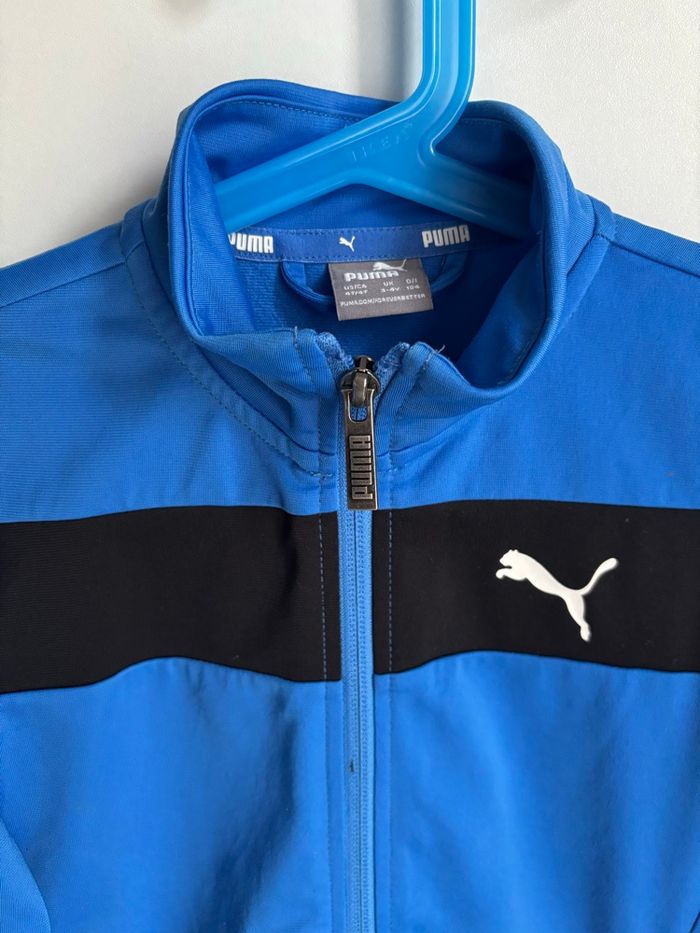 Veste puma bleu électrique chaude puma 3/4 ans garçon - photo numéro 3