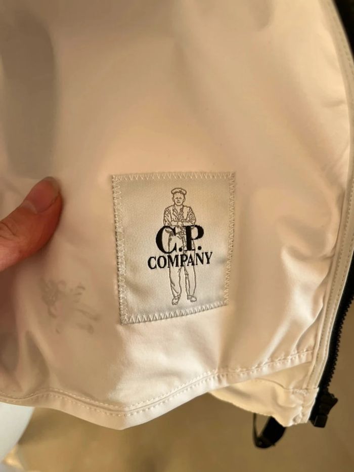 Veste coupe vent/imperméable blanc C.P Company - photo numéro 7