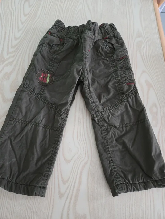 Pantalon fourré garçon 2 ans