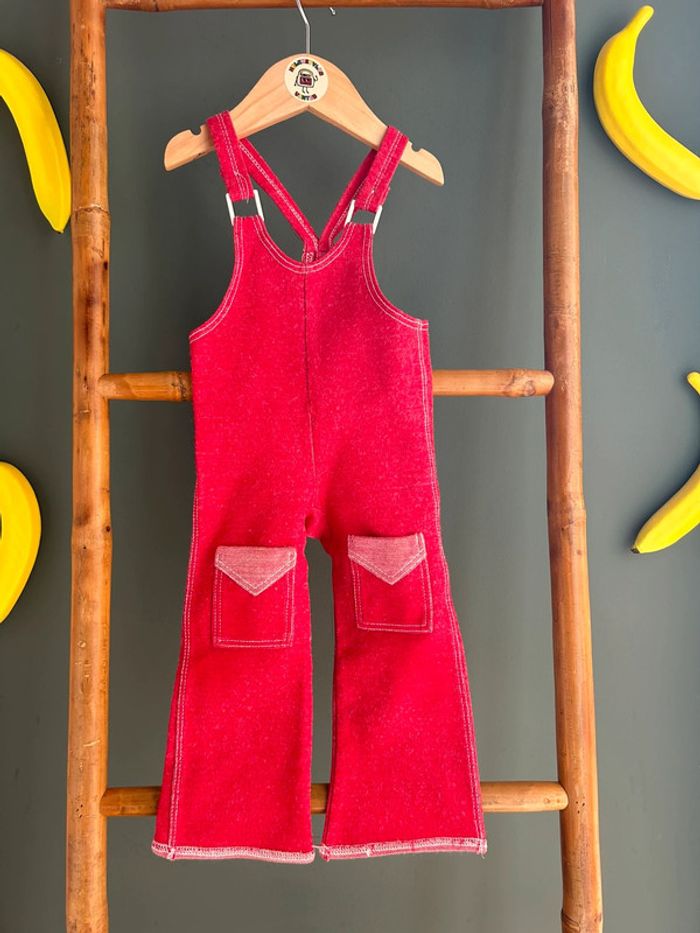 Salopette vintage 80s évasé 18M mixte - photo numéro 2