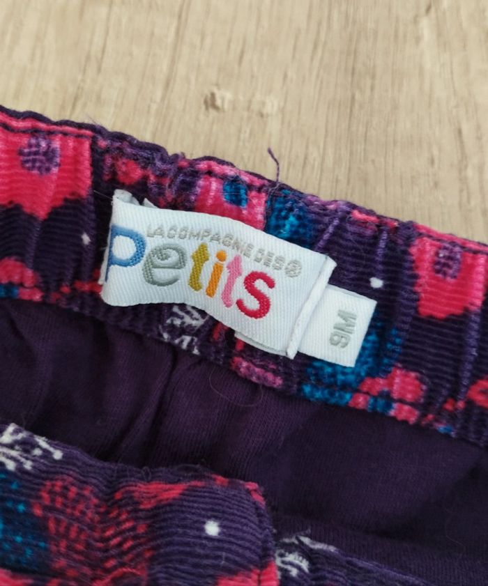 Pantalon fille violet taille 9 mois La Compagnie des Petits - photo numéro 4