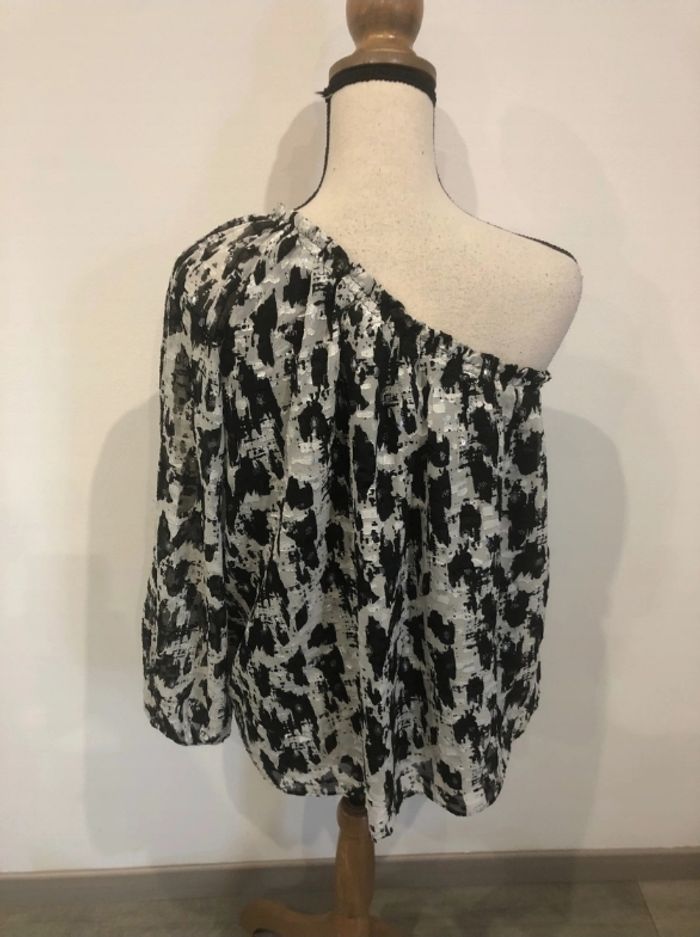 Blouse manche trois quart - Taille 44 - Sora - photo numéro 2