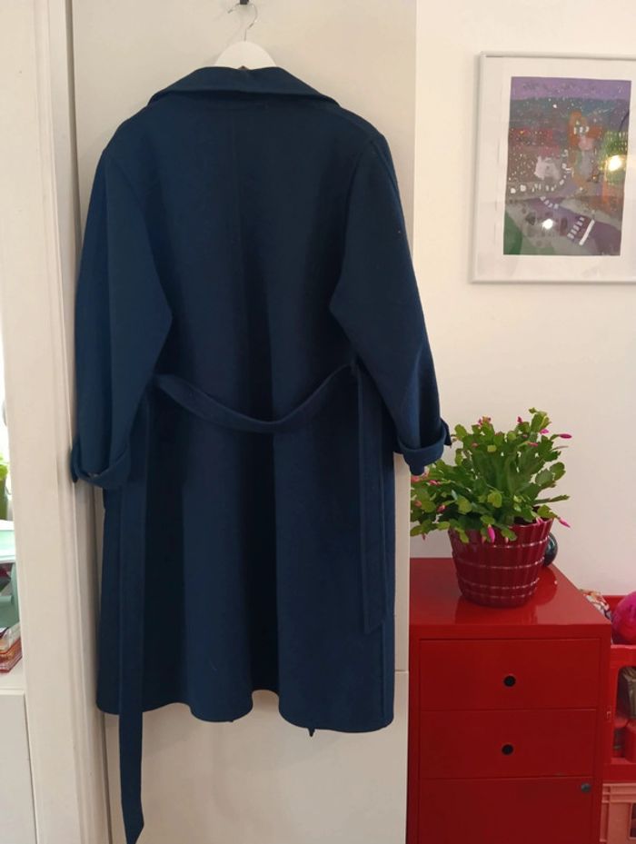 Manteau drap de laine marine taille 42 - photo numéro 6
