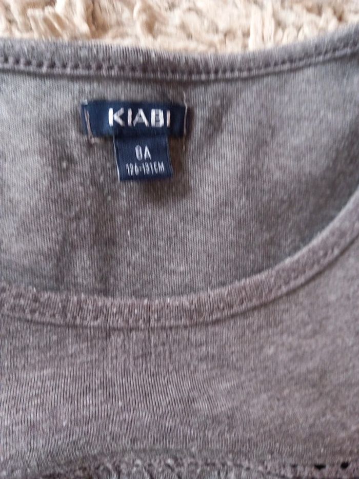 Lot 2 Tee-shirt tunique coton 8ans Kiabi - photo numéro 5