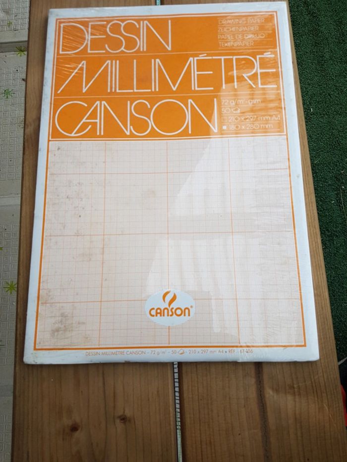 Feuilles dessin millimétré canson