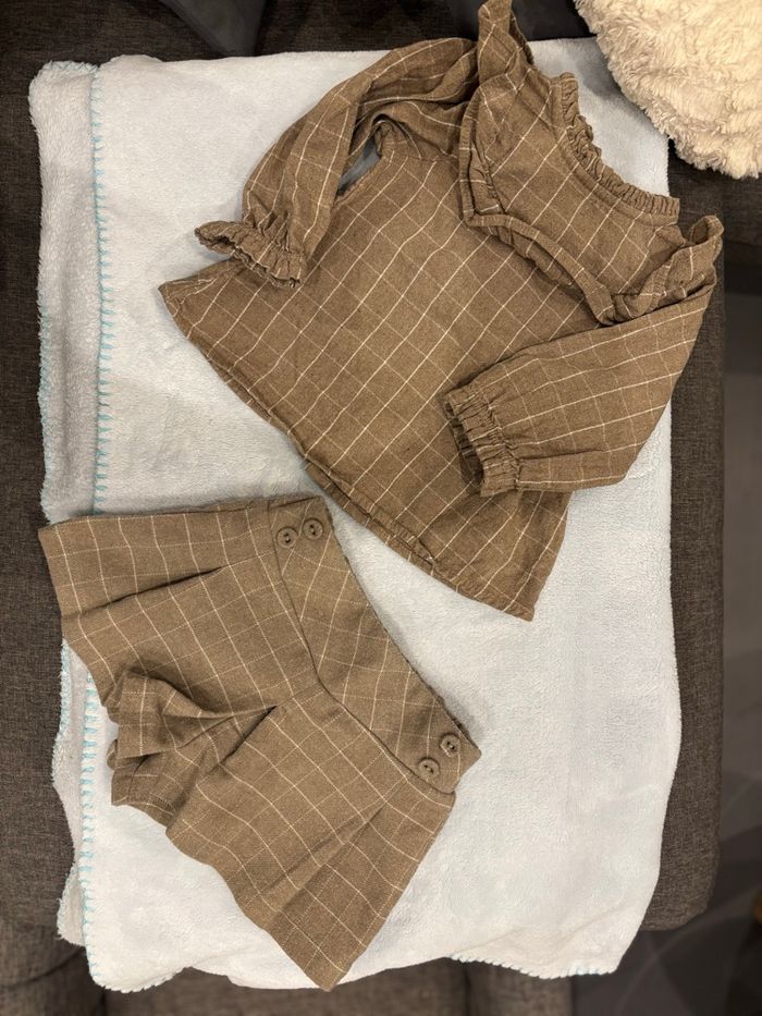 Ensemble à carreau Kiabi