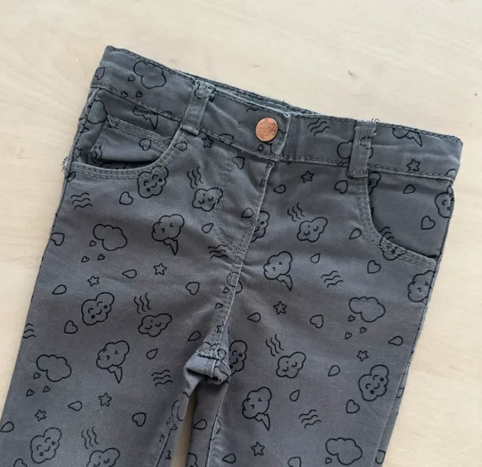 Jeans fille orchestra 12 mois 74 cm - photo numéro 2