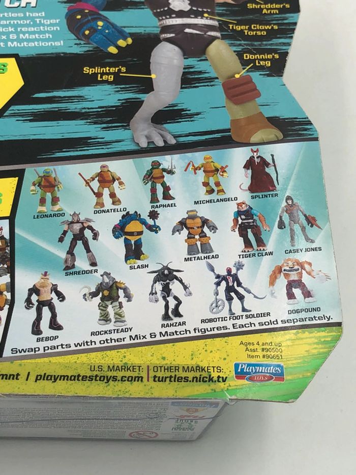 Figurine tortue Ninja Mutations Mix & Match Léo Playmates Toys neuf - photo numéro 9