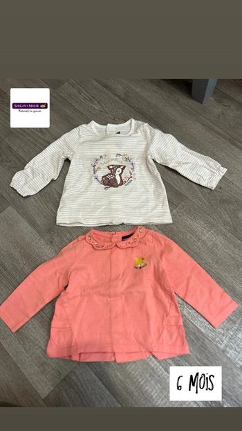 Lot de 2 t-shirt Sergent major taille 6 mois