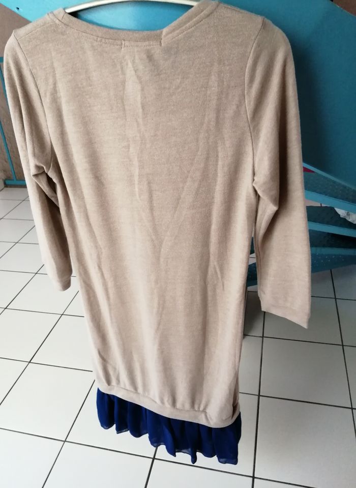 Robe Pull Beige Maiwen Taille 36 By Monshowroom Neuve Avec Étiquette - photo numéro 3
