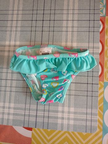 Culotte de maillot de bain bleu clair 12mois