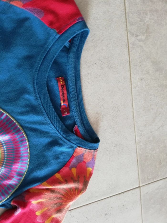 Robe tunique desigual 8 ans, étiquetée 7-8 ans - photo numéro 2